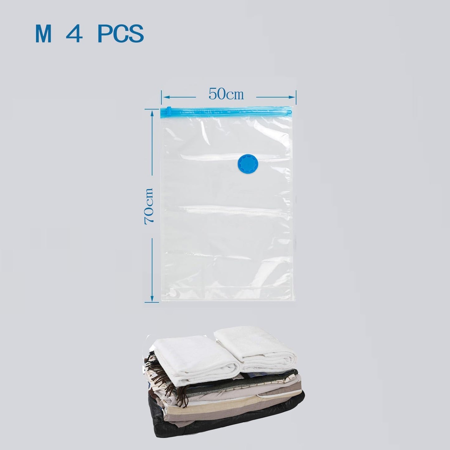 QH Premium vacuüm opbergzakken 4 (70 x 50 cm)