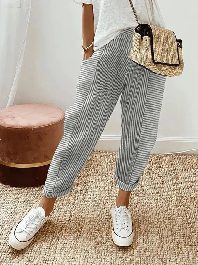 Gestreepte Lore Broek voor Dames